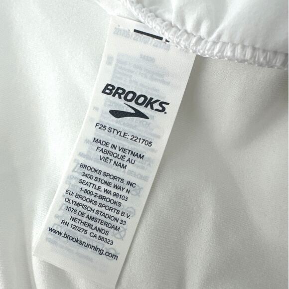 Brooks Women's White Chaser 2.0 Running 3" Shorts Size S - Picture 9 of 10